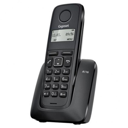 Gigaset A116 Black, радіотелефон DECT - S30852H2801S301