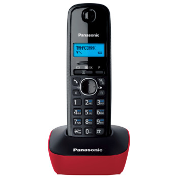 Panasonic KX-TG1611UAR Black Red, радіотелефон DECT
