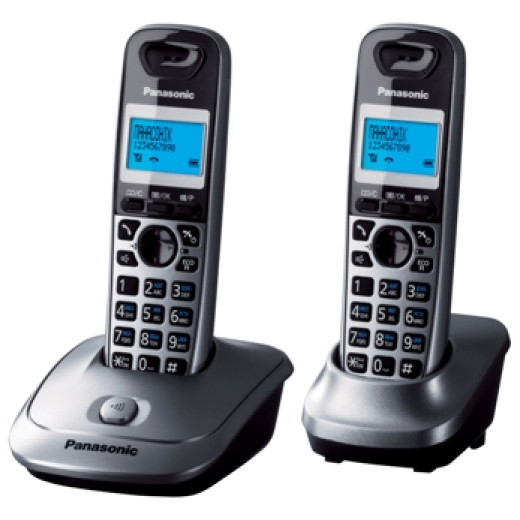 Panasonic KX-TG2512UAM Metallic, радіотелефон DECT - KX-TG2512UAM