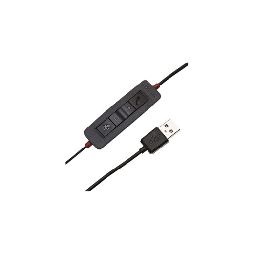 Plantronics BlackWire C3220-A чорна (209745-104) - дротова гарнітура (стерео, USB-A) - 209745-104
