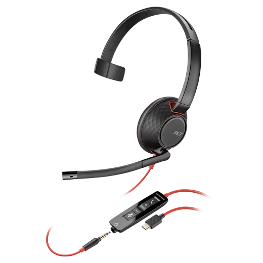 Plantronics BlackWire С5210 USB-С (207587-01) дротова гарнітура - 207587-01