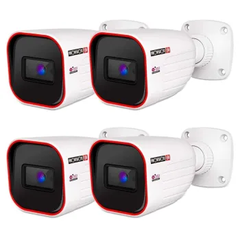 Комплект на 4 IP-камери Provision-ISR I2-320IPSN-28-V4, 2 Мп, об'єктив 2.8 мм, з відеоаналітикою