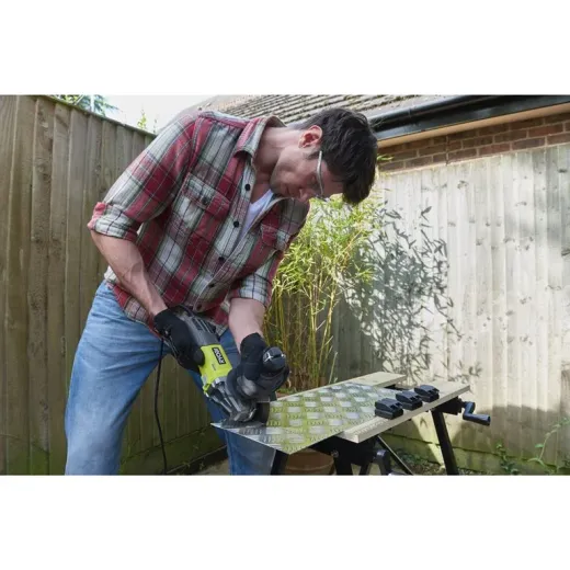Ryobi RAG800-125G, кутова шліфувальна машина 800 Вт з диском 125 мм - 5133002491