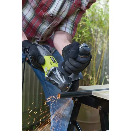 Ryobi RAG800-125G, кутова шліфувальна машина 800 Вт з диском 125 мм - 5133002491