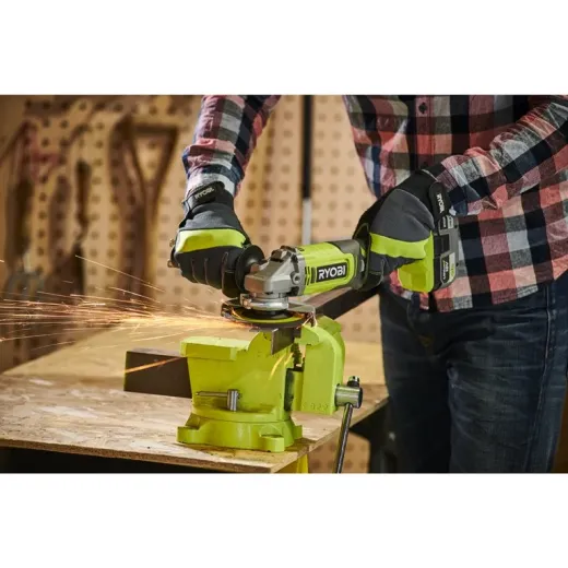 Ryobi RAG18125-0, акумуляторна кутова шліфувальна машина 125 мм ONE+, без АКБ та ЗП - 5133005403