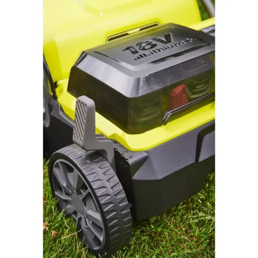 Ryobi RY18SFX35A-240, акумуляторний скарифікатор-аератор ONE+ HP з безщітковим двигуном та робочою шириною 35 см, 2х4.0 А·год - 5133004549	