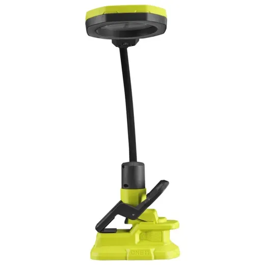 Ryobi RML18-0, акумуляторний світлодіодний настільний світильник, з лупою та гнучким тримачем, без АКБ та ЗП - 5133005669
