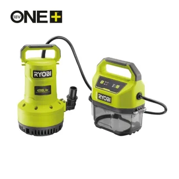 Ryobi RY18SPA-0, акумуляторний занурювальний насос ONE+ 18 В для перекачування чистої та брудної води, без АКБ та ЗП