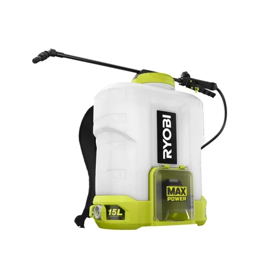 Ryobi RY36BPSA-0 Max Power, акумуляторний ранцевий обприскувач з баком 15 л, без АКБ та ЗП - 5133005775