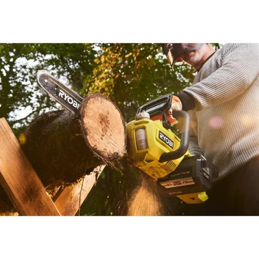 Ryobi RY36CSX35A-0, акумуляторна безщіткова ланцюгова пила MAX POWER 36 В з шиною 35 см, без АКБ та ЗП - 5133004595