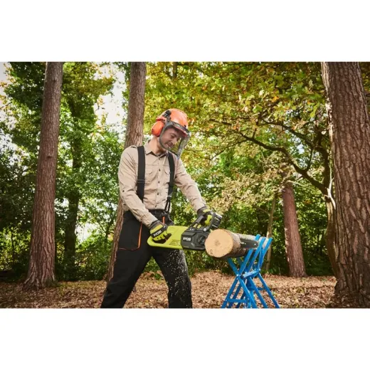 Ryobi RY18CSX30A-150, акумуляторна безщіткова ланцюгова пила ONE+ HP Whisper 18 В з шиною 30 см, АКБ 5.0 А·год та ЗП - 5133005466