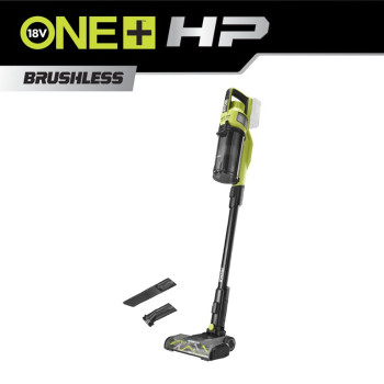 Ryobi RSV18X-0, акумуляторний вертикальний пилосос ONE+ HP 18V з безщітковим двигуном, без АКБ та ЗП