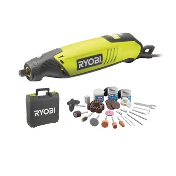 Ryobi EHT150V, пряма шліфувальна машина 150 Вт з набором із 115 аксесуарів