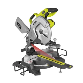 Ryobi EMS254L, торцювальна пила з протяжкою потужністю 2000 Вт та пильним диском 254 мм
