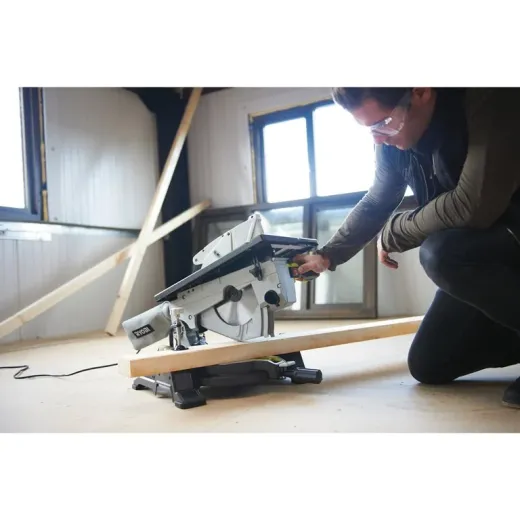 Ryobi RTMS1800-G, комбінована торцювальна пила 1800 Вт з диском 254 мм та функцією настільної пилки - 5133002152
