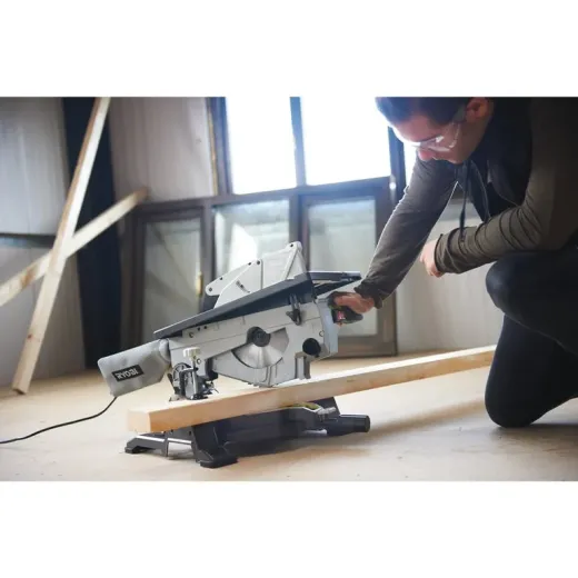 Ryobi RTMS1800-G, комбінована торцювальна пила 1800 Вт з диском 254 мм та функцією настільної пилки - 5133002152