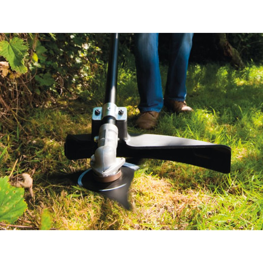 Ryobi RBC36B26B, акумуляторний тример 2-в-1 з ножем Tri-Arc™ та волосінню, ширина скошування до 30 см, без АКБ та ЗП - 5133002405