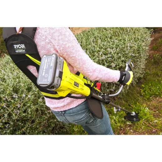 Ryobi RBC18X20B4F, акумуляторний тример ONE+ 18 В з волосінню та ножем Tri-Arc™, АКБ 4.0 А·год та ЗП у комплекті - 5133003713