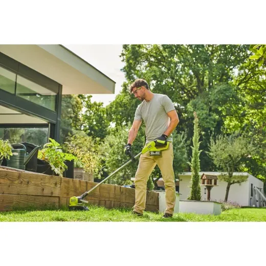 Ryobi RY18LT33B-0, акумуляторний тример ONE+ з шириною скошування 33 см, без АКБ та ЗП - 5133006024