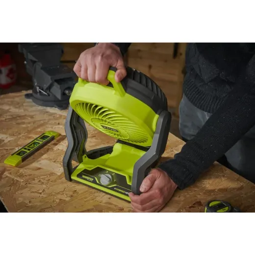 Ryobi RF18-0, акумуляторний вентилятор ONE+ WHISPER 18 В з 3 швидкостями, без АКБ та ЗП - 5133005596