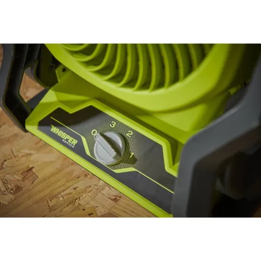 Ryobi RF18-0, акумуляторний вентилятор ONE+ WHISPER 18 В з 3 швидкостями, без АКБ та ЗП - 5133005596