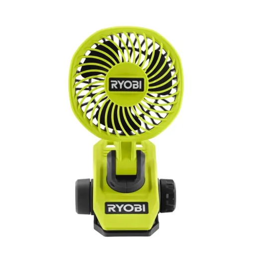 Ryobi RCF4-0, акумуляторний вентилятор USB Lithium з кліпсою та поворотною головою, без АКБ та ЗП - 5133006130