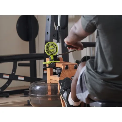 Ryobi RCF4-0, акумуляторний вентилятор USB Lithium з кліпсою та поворотною головою, без АКБ та ЗП - 5133006130
