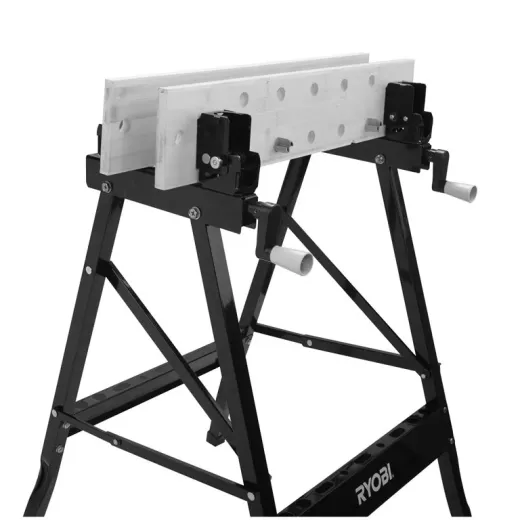 Ryobi RWB02, складаний верстак з бамбуковою робочою поверхнею та системою затиску заготовок - 5133001779