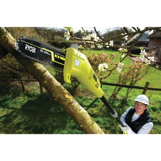 Ryobi RPP750S, електричний висоторіз потужністю 750 Вт з шиною 20 см та телескопічною штангою - 5133002228