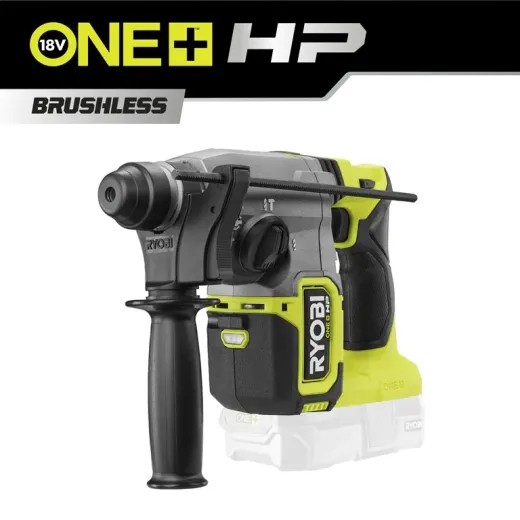 Ryobi RSDS18X-0, акумуляторний безщітковий перфоратор SDS+ ONE+ HP з енергією удару 2,5 Дж, без АКБ та ЗП - 5133004620