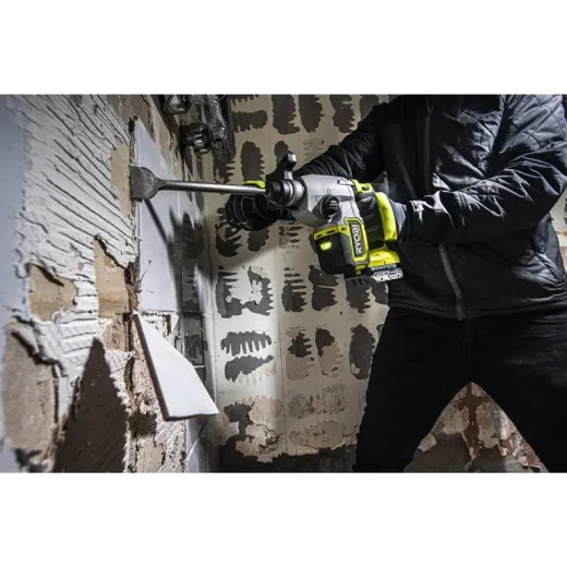 Ryobi RSDS18X-1C40S, акумуляторний безщітковий перфоратор SDS+ ONE+ HP з АКБ 4.0 А·год та зарядним пристроєм - 5133005383