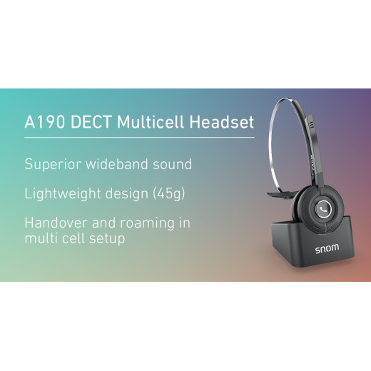 Snom A190, DECT-гарнітура - A190