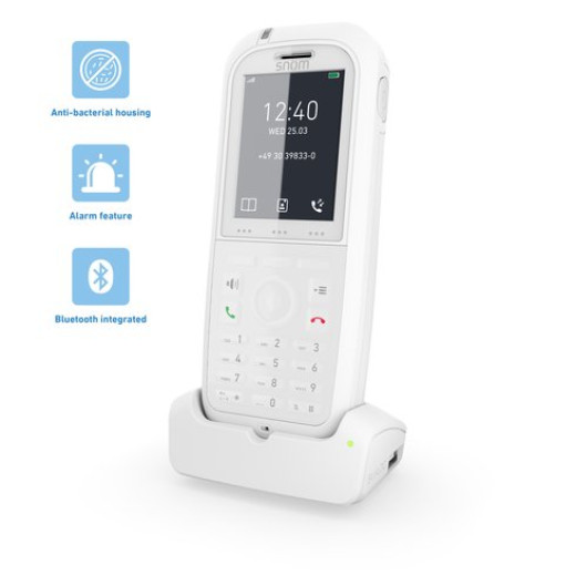 Snom M90, SIP DECT телефон з міцним антибактеріальним покриттям - M90