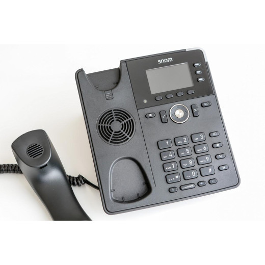 Snom D717, sip телефон, 12 SIP ліній, 2 Ethernet-порту, PoE - D717