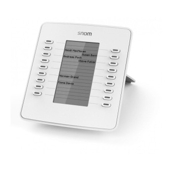 Snom D7 White, модуль розширення 18 клавіш, BLF, LCD дисплей