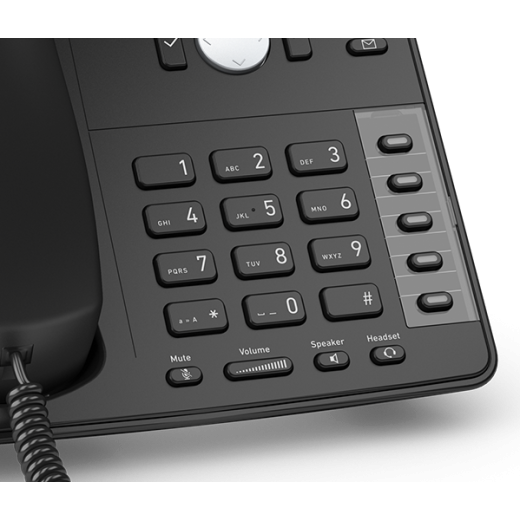 Snom D715, sip телефон, 4 SIP лінії, Ethernet-порт, USB порт для Wi-Fi донгла - D715