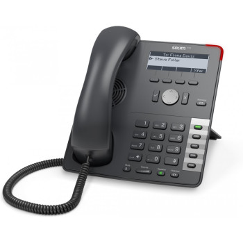 Snom D715, sip телефон, 4 SIP лінії, Ethernet-порт, USB порт для Wi-Fi донгла