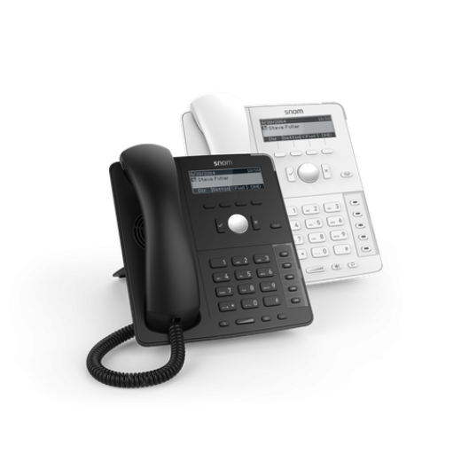 Snom D715, sip телефон, 4 SIP лінії, Ethernet-порт, USB порт для Wi-Fi донгла - D715