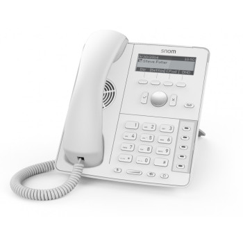 Snom D715 white series, sip телефон, 4 SIP лінії, Ethernet-порт, USB порт для Wi-Fi донгла