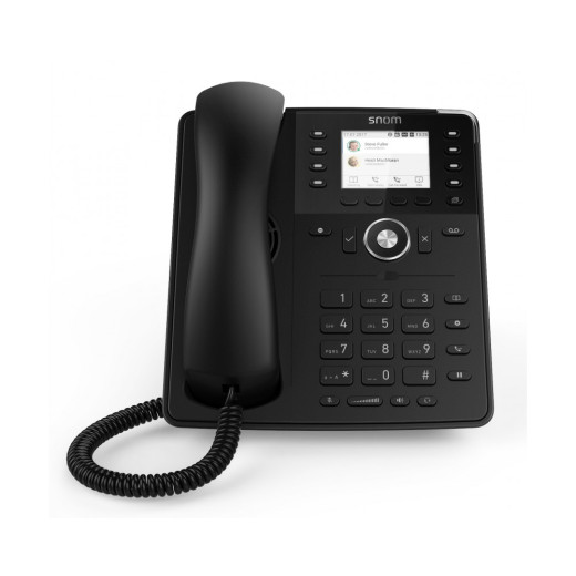 Snom D735, sip телефон, 12 SIP ліній, 2-портовий 1-гігабітний Ethernet-комутатор, PoE - D735