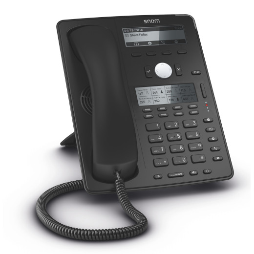 Snom D745, sip телефон, 12 SIP ліній, HD аудіо, 2 порту 1-Gigabit Ethernet RJ-45, PoE - D745