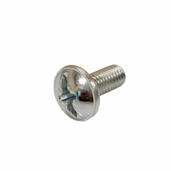 Гвинт метричний 5.0×12 з бортиком, циліндрична головка, шліц PZ+PL, DIN 967