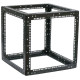Стійка-кронштейн Cube 3 19" 9U 550×550×550 мм, посилена, чорна