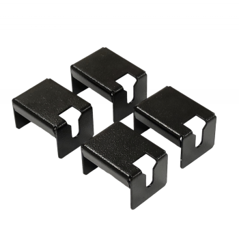 Комплект кріплення до стіни для стійки-кронштейна Cube, чорний (4 шт)