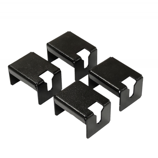 Комплект кріплення до стіни для стійки-кронштейна Cube, чорний (4 шт) - UA-OFLC955-B-BK