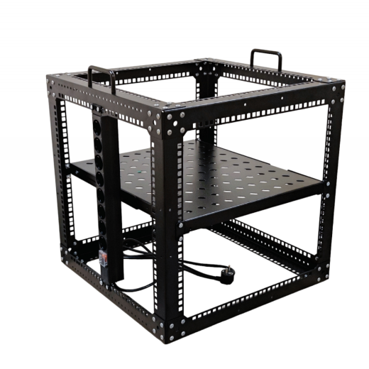 Стійка-кронштейн Cube 19" 9U 550×550×550 мм, чорна - UA-OFLC955-BK