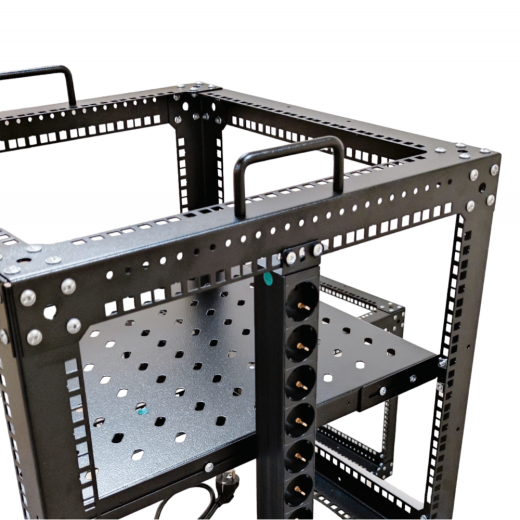 Стійка-кронштейн Cube 19" 9U 550×550×550 мм, чорна - UA-OFLC955-BK