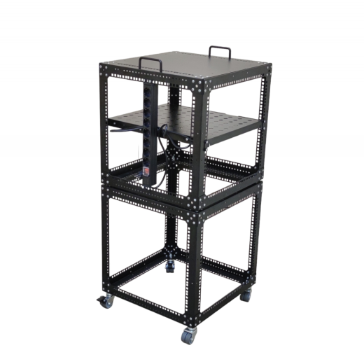 Стійка-кронштейн Cube 19" 9U 550×550×550 мм, чорна - UA-OFLC955-BK