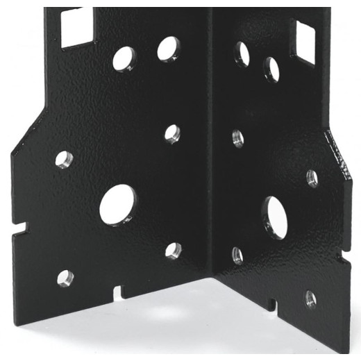 Панель для стійки-кронштейна Cube 550×550 мм, чорна - UA-OFLC955-R-BK