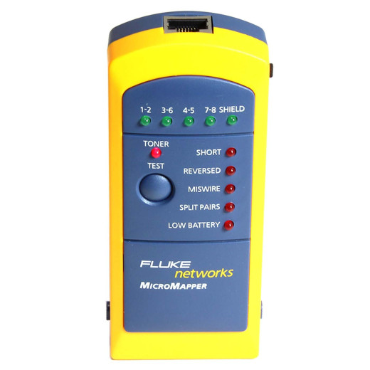 Fluke Networks MicroMapper, кабельний тестер з генератором тону - FL-MT-8200-49A